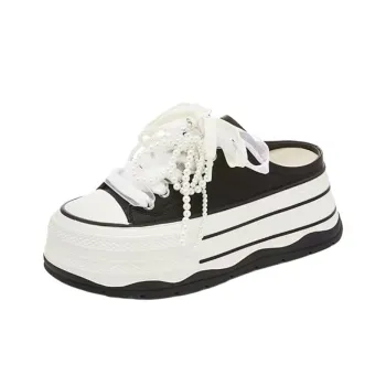 Puppytown Rubber Sole Slip Resistant Abrasion Resistant Closed Toe Slippers Women's