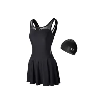 Erke One piece Swimsuit Women's Two Piece Set Black