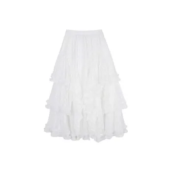 BDGU Casual Long Skirt Women's White