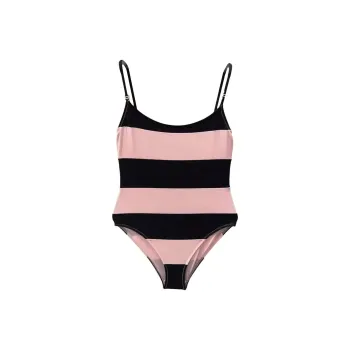 CHANEL 24 Spring Summer New Arrivals One piece Swimsuit Women's Pink