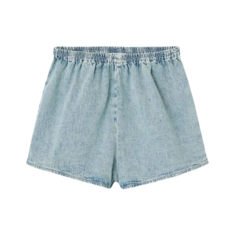 AMERICAN VINTAGE A.M SS24 SHORT FEMME BESOBAY Denim Shorts Women's Dirty Blue-0