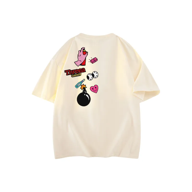 THREEAGAINTHR33 T Shirts Unisex-10