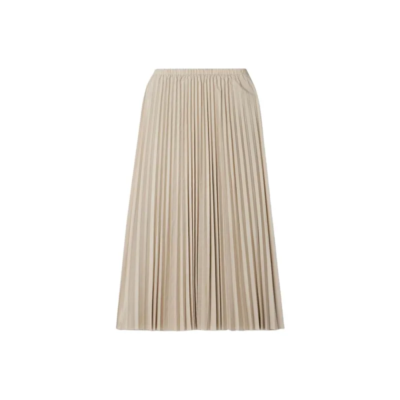 TIBI Casual Long Skirts Women's Light Yellow-0