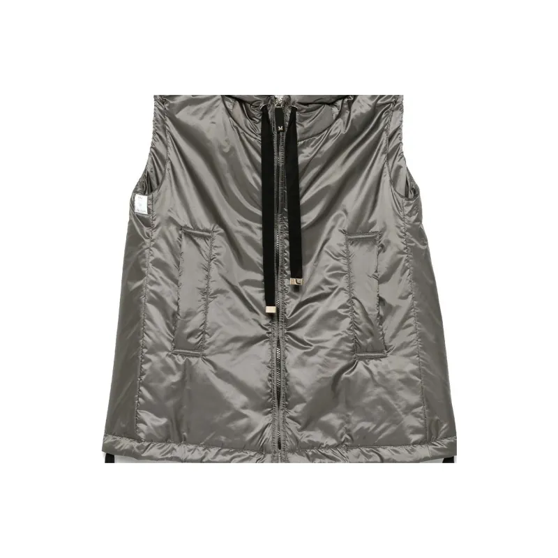 MaxMara Greengo Zip Up Drawstring Gilet-2