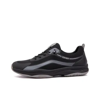 JOSINY Moisture Wicking, Abrasion Resistant, Breathable Low Top Casual Shoes Men's Black