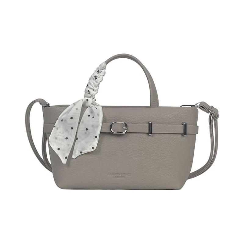 RIVMIND PU Handbag Women's White/Gray/Black/Apricot/Khaki/Coffee-4