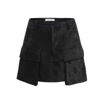 JAC FLEURANT Cargo Short Skirts Women's Black