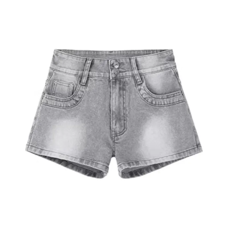 Kazakhstan Denim Shorts Women's-2