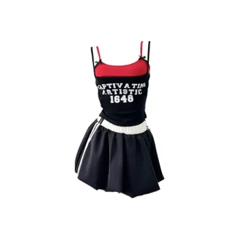 SECFLY OFFICIAL Skirt Set Women's Top+Skirt