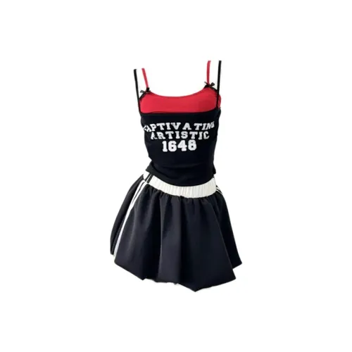 SECFLY OFFICIAL Skirt Set Women's Top+Skirt