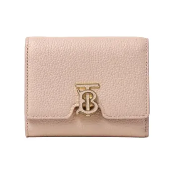 Burberry Calfskin Wallet Mini Women's Pink
