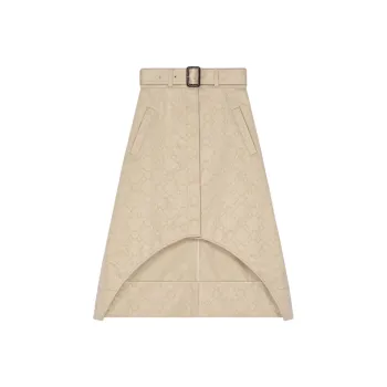Givenchy Monogram 72 Asymmetric Midi Skirt