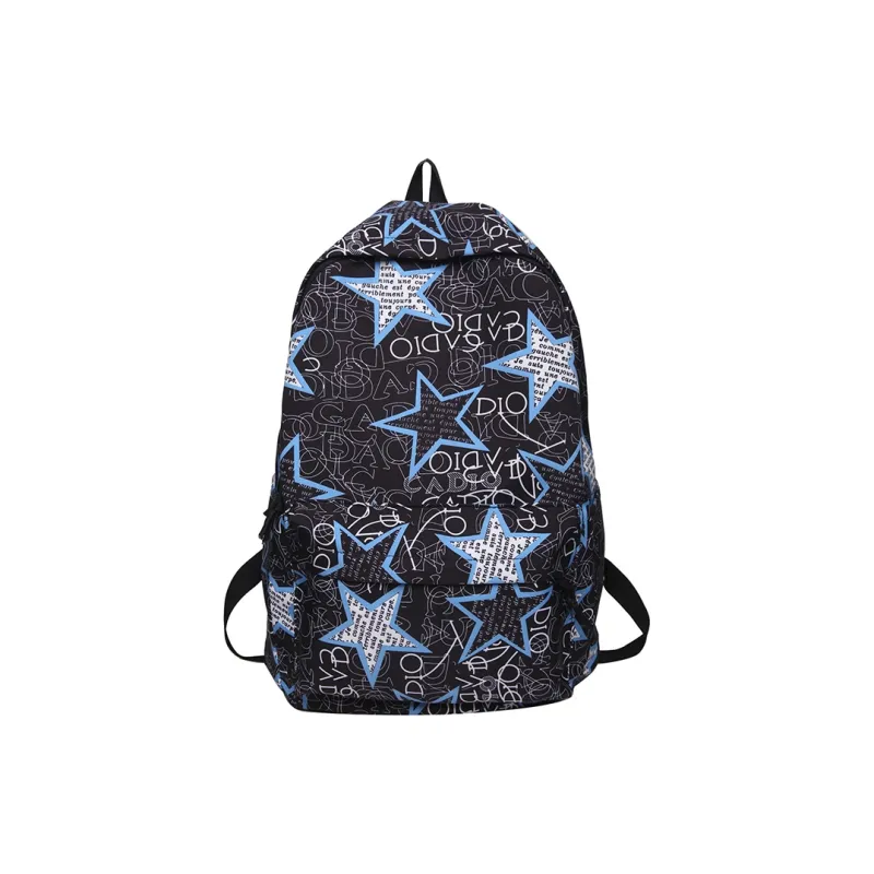 AIBAG Nylon Backpack Unisex Black Gray/Black Green/Black Blue/Black Yellow/White/Khaki-8