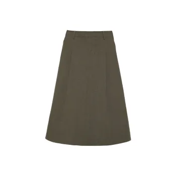 IT'REAL Elegant Women's Dresses SS25 Casual Long Skirt Women's Gray