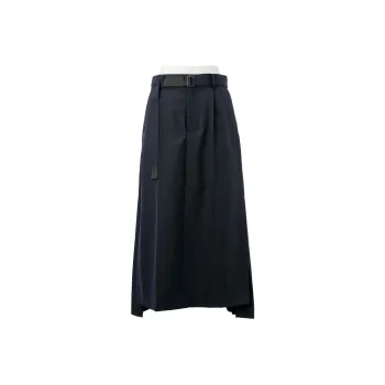 Sacai Pleated Midi Skirt