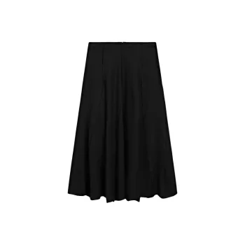 Massimo Dutti Casual Long Skirts Women's Black