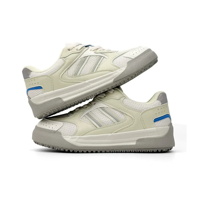 Mengsai Cushioning, Abrasion Resistant, Height Increasing Low Top Skateboard Shoes Women's Pear Yellow-4