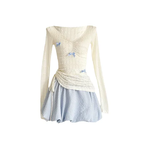 Udon House Two Piece Skirt Sets Women's