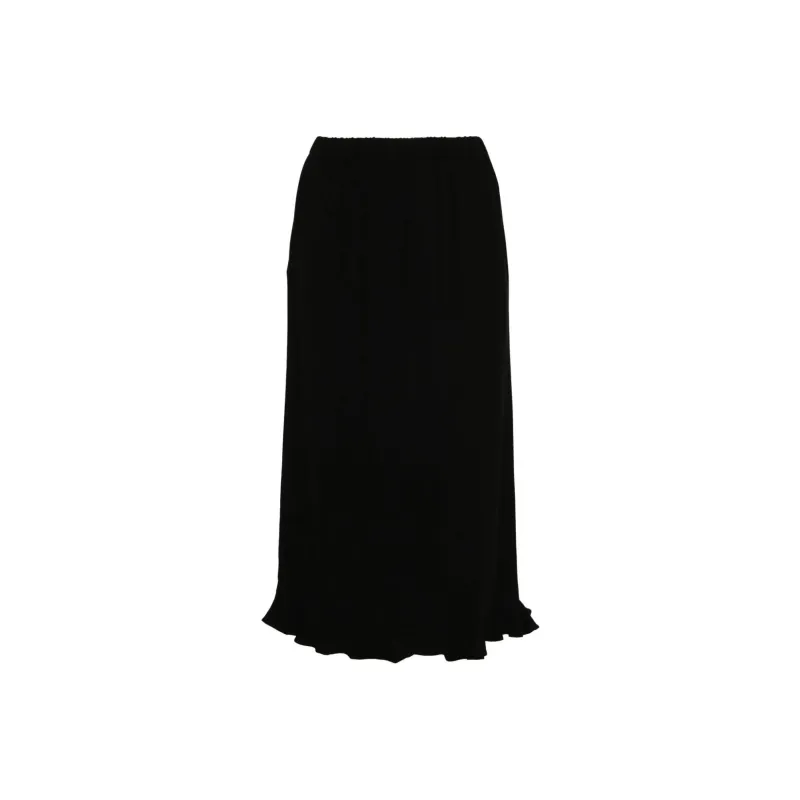 MARNI Pleated Crepe Midi Skirt-0