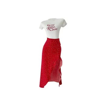 COVER TIME Two Piece Skirt Sets Women's