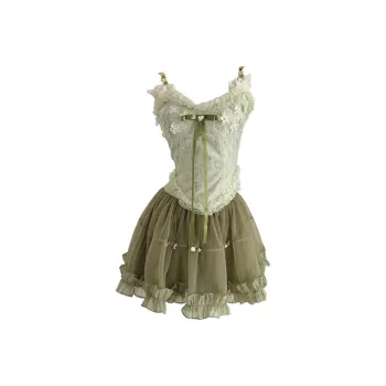 AURORA MUSE Skirt Set Women's Green