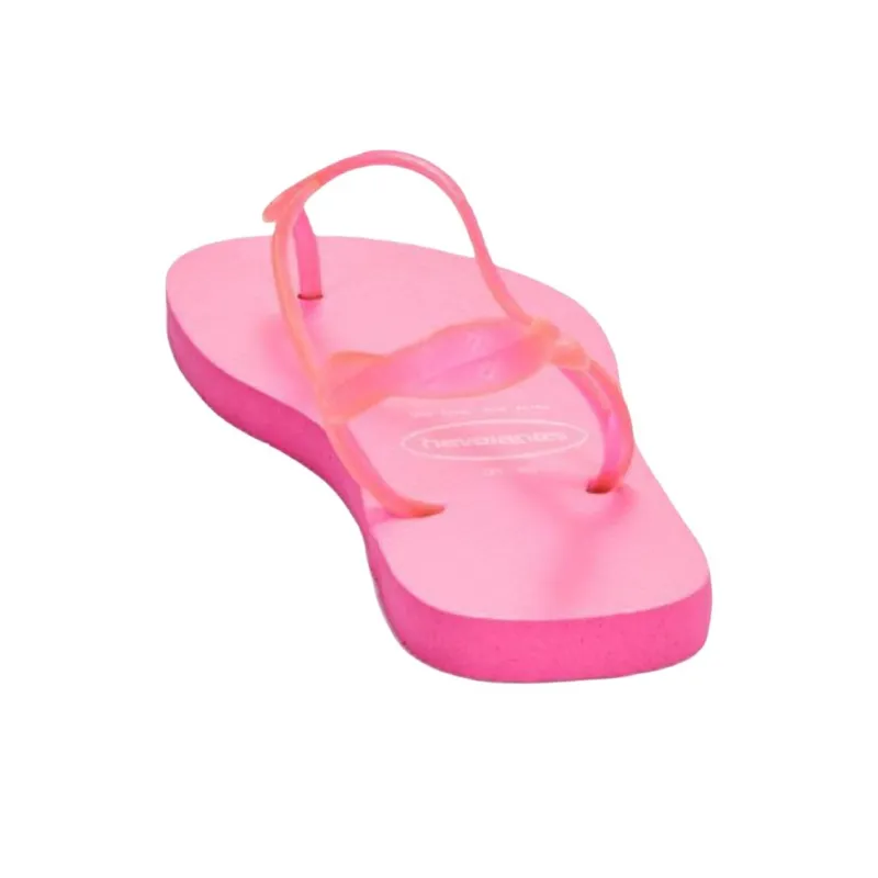Havaianas Luna Neon One Strap Sandals Women's Pink-3