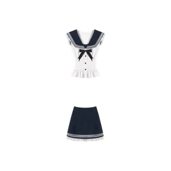 ARIADNAW STUDIO Skirt Set Women's Navy Blue