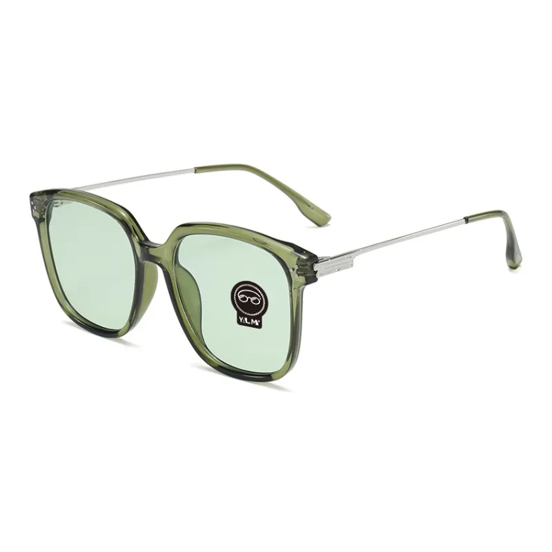 YALMY TR/Memory Plastic Square Sunglasses Unisex-6