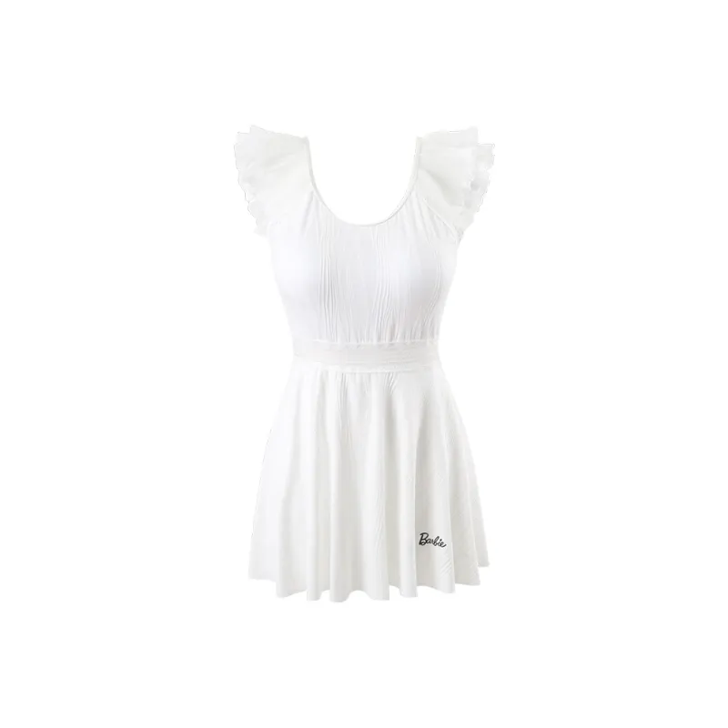 Barbie One piece Swimsuit Women's White-0