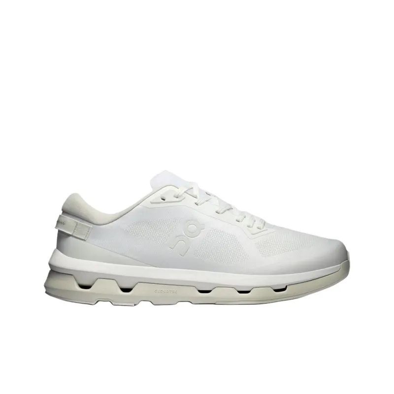 On Cloudzone Anti Slip Wear Resistant Low Top Running Shoes Men's White-1