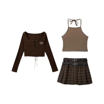 Mu Xiao Xin Two Piece Skirt Sets Women's
