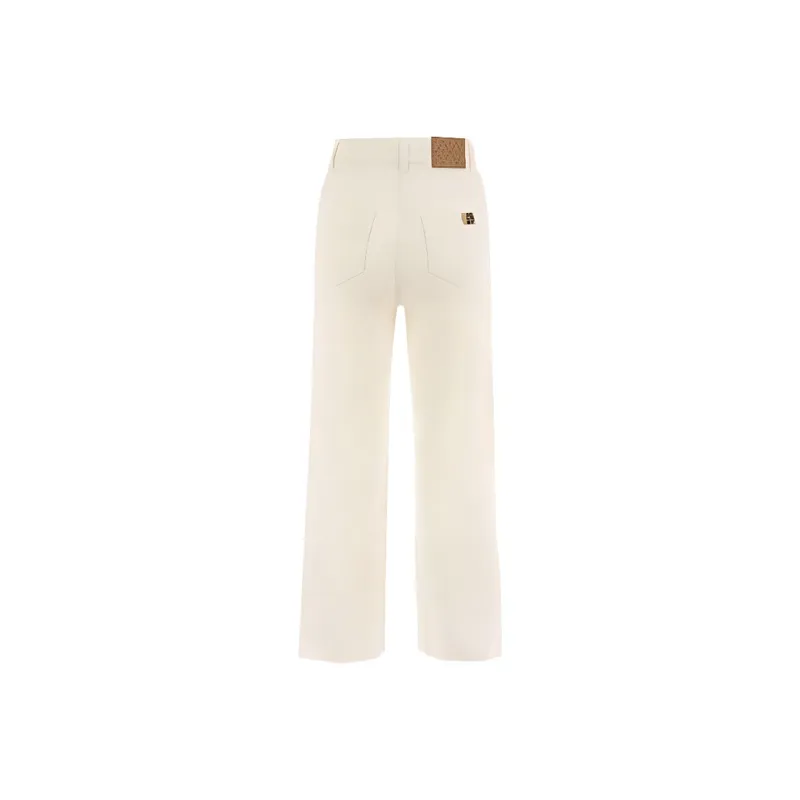 Elisabetta Franchi High waisted Cropped Jeans-1