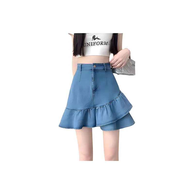 XIANSINIAO Casual Short Skirts Women's-6