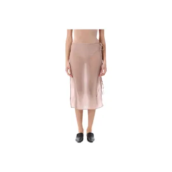 LOW CLASSIC Casual Long Skirt Women's Pink