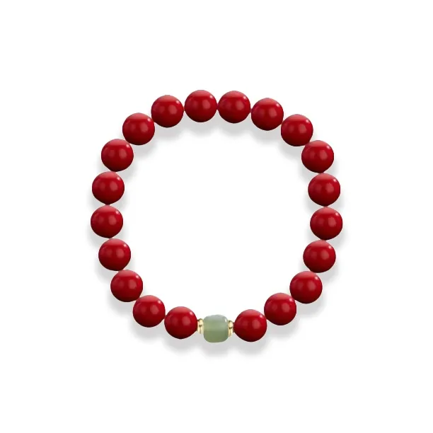 GIRATI Reconstructed Cinnabar Jade Bracelets Women's-6