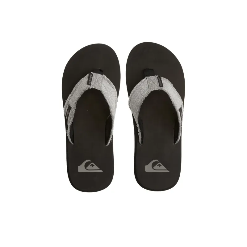 Quiksilver Abrasion Resistant Flip Flops Men's Black-3