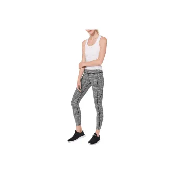 Lululemon Fast And Free Athletic Trousers Women's Black/White