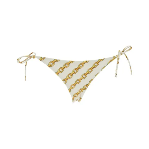 VERSACE Chain Printed Tie Fastened Bikini Bottoms