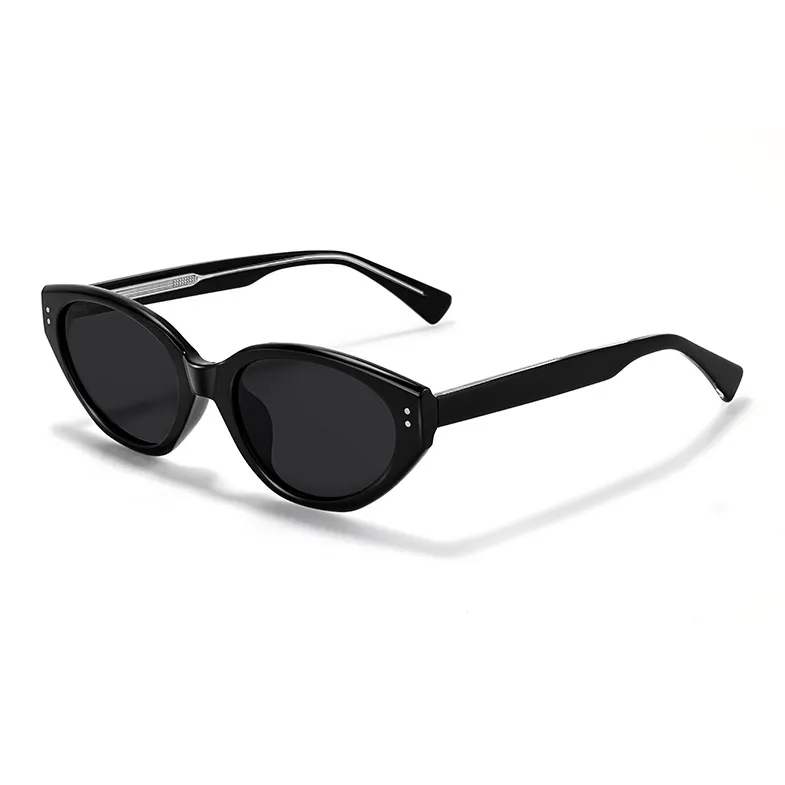 Sagawa TR/Memory Plastic Plate Frame Cat Eye Sunglasses Unisex-2