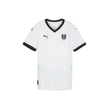PUMA Austria 2024 Women's Away Football Jersey Soccer Jerseys Austrian 2024 Season Women's White