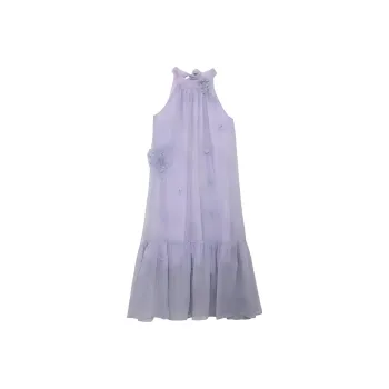 IQC Sleeveless Dresses Women's Purple