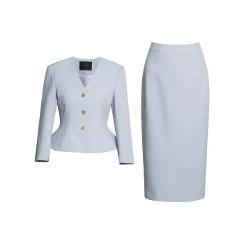 ROEYSHOUSE Skirt Set Women's Light Blue