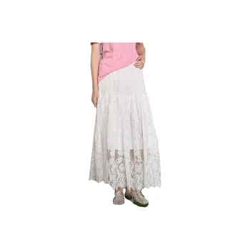 ELF SACK Casual Long Skirt Women's Fantasy White