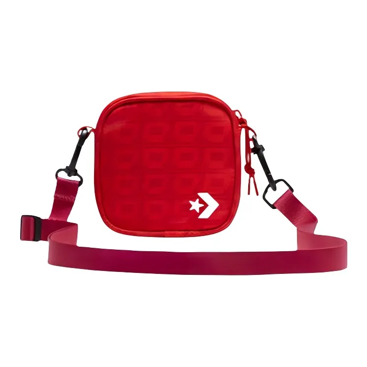 Converse LFC Collaboration Recycled Polyester Pocket Bag Crossbody Bag Regular Unisex Tomato Color-2