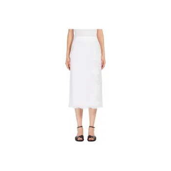 MaxMara Studio Casual Long Skirt Women's White