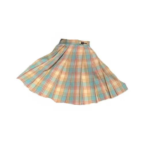FUSHENG Uniform Women's Multicolor Plaid