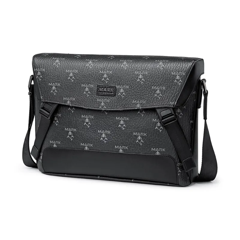 FAIRWHALE PVC Shoulder Bag Regular Unisex Black-1