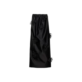 PRADA Casual Long Skirts Women's Black