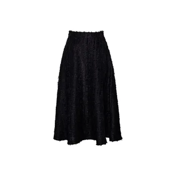 ROEYSHOUSE Casual Long Skirts Women's Black
