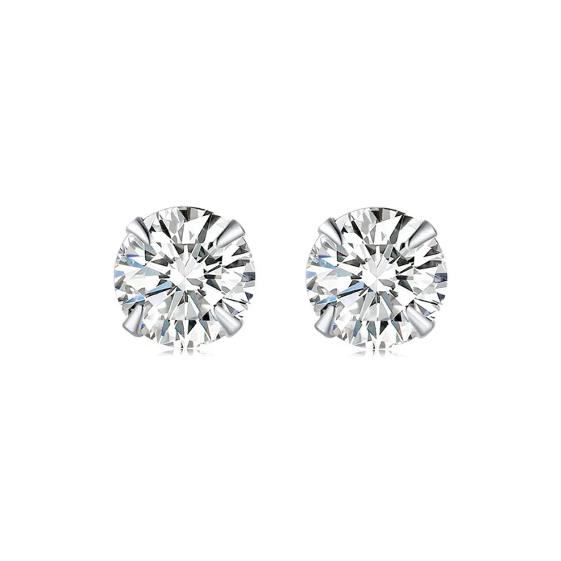 ALI THE FOX S999 Fine Silver Stud Earrings Women's-0
